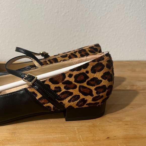 Jon Josef Leopard Print Flats Leather Calf Hair - Picture 9 of 10